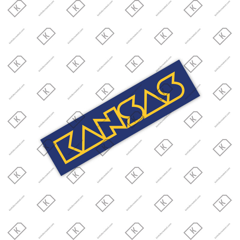 KANSAS (BUMPER STICKER) Kinfolk